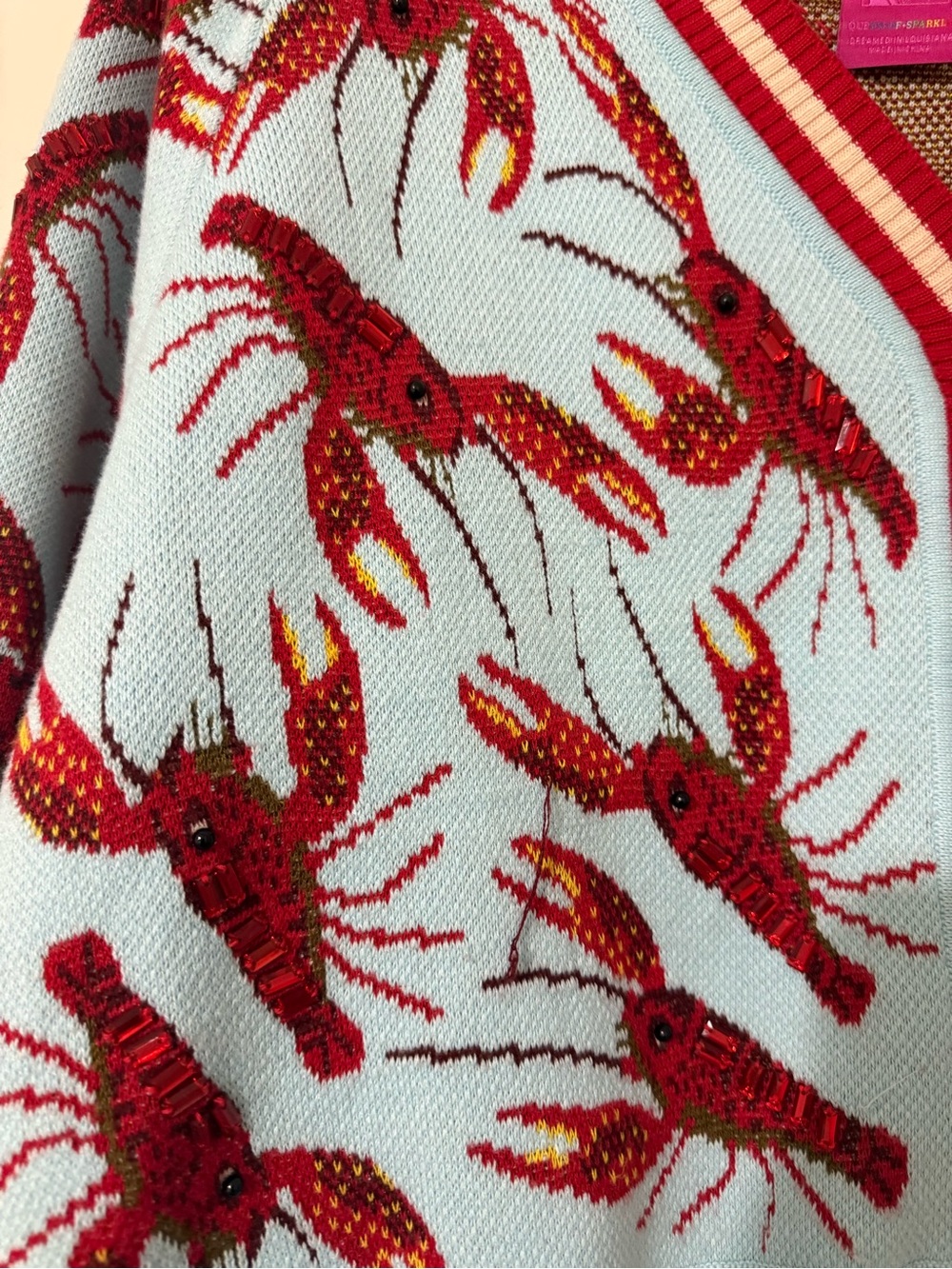 Queen of Sparkles Crawfish Cardigan ❤️ - Picture 4 of 4